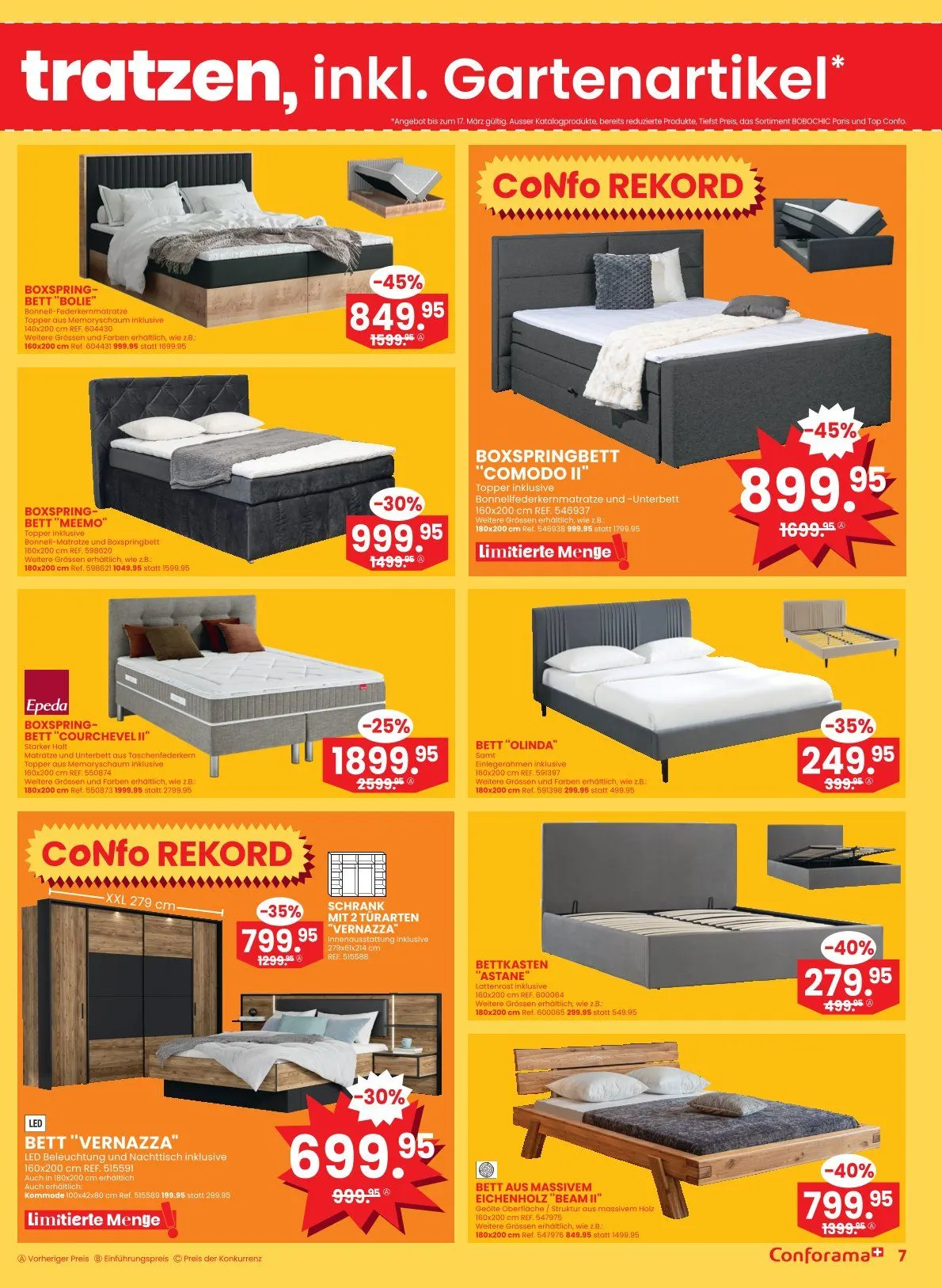 Conforama Prospekt von 11. März bis 24. März 2025 - Prospekt seite 7