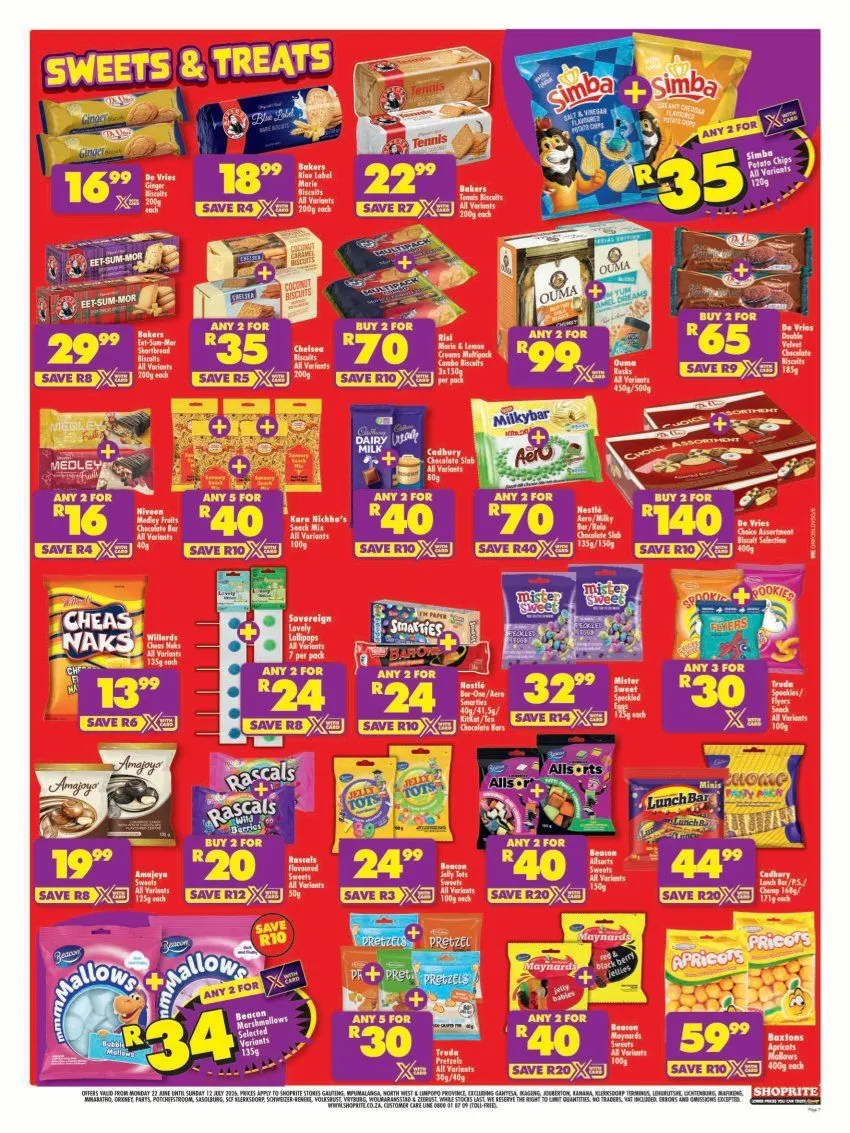 Shoprite Sales from 22 June to 12 July 2026 - Catalogue Page 7