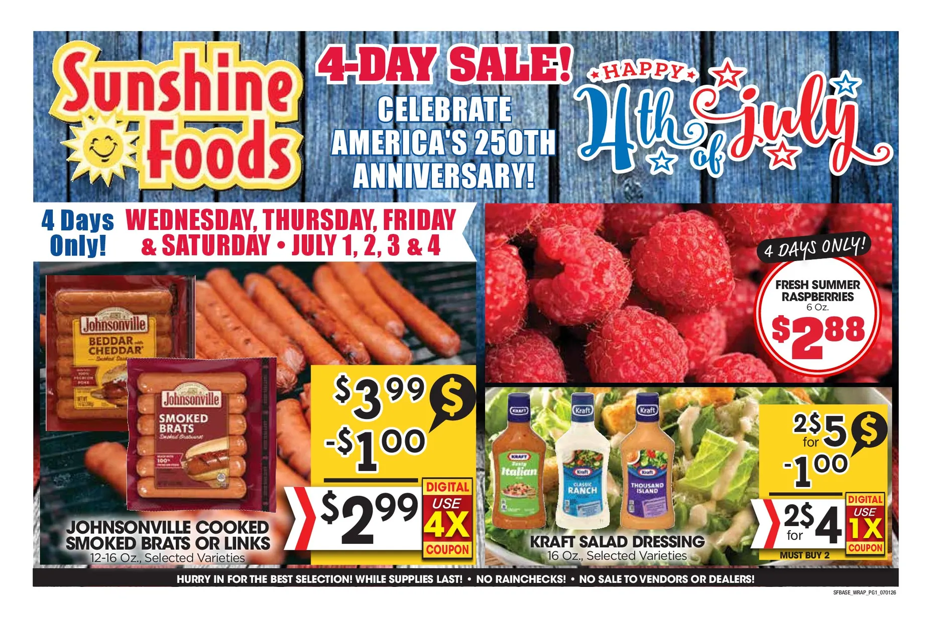 Weekly ad Sunshine Foods Sales from July 1 to July 7 2026 - Page 7