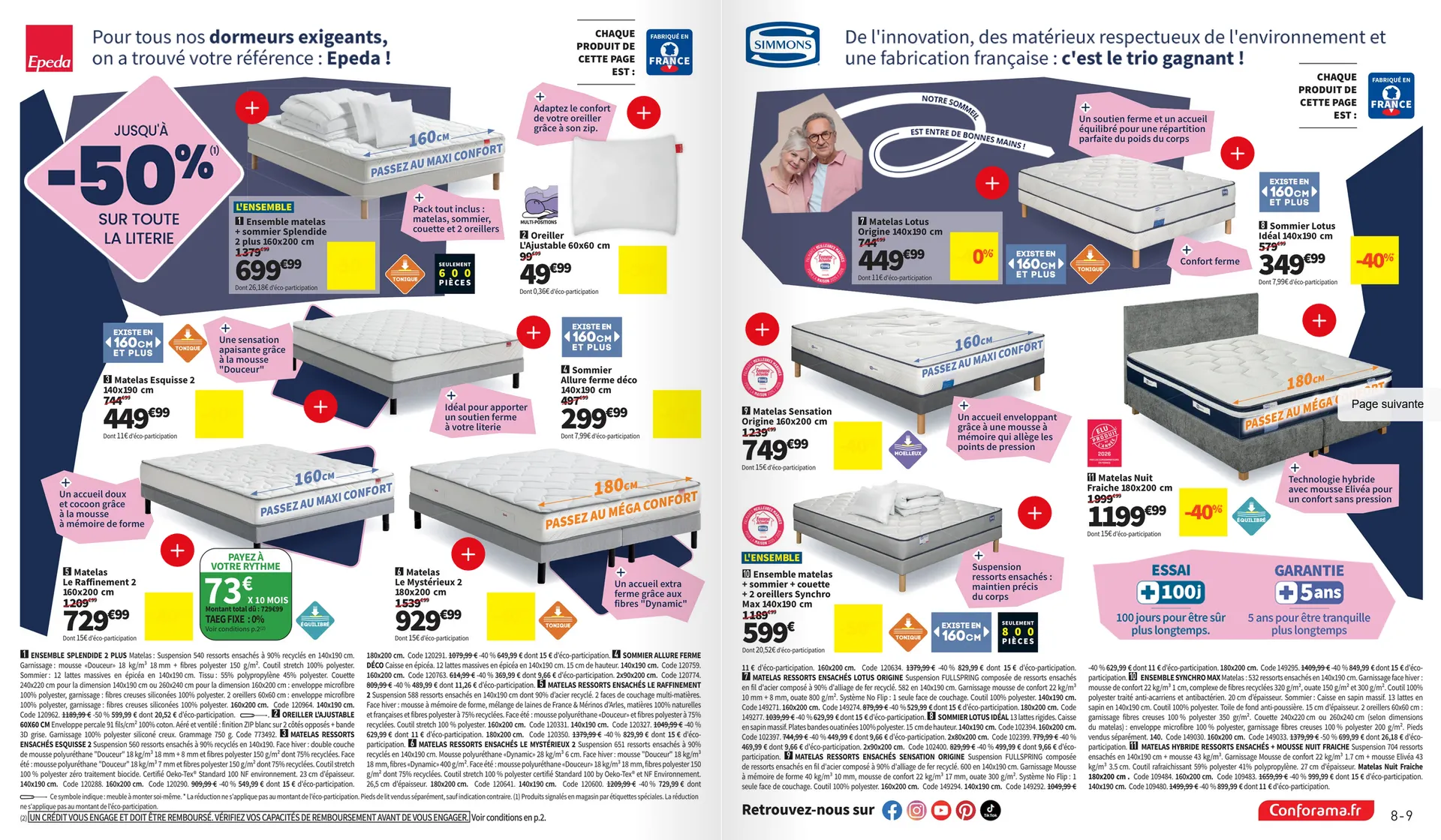 Catalogues Conforama du 9 juin au 6 juillet 2026 - Catalogue page 7