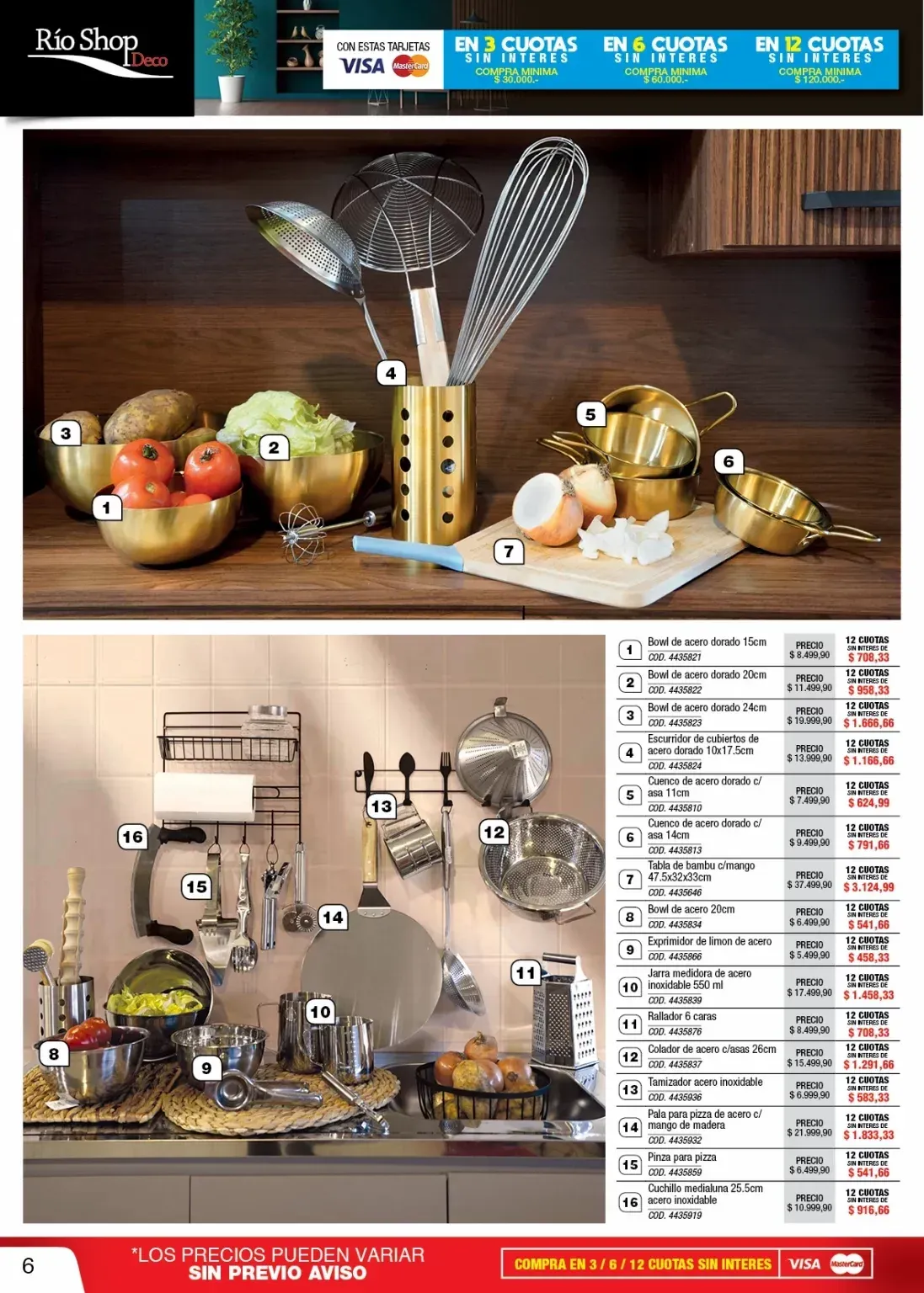 Ofertas de Rio Shop Deco Ofetas del mes 9 de septiembre al 4 de octubre 2025 - Página 6 del catálogo