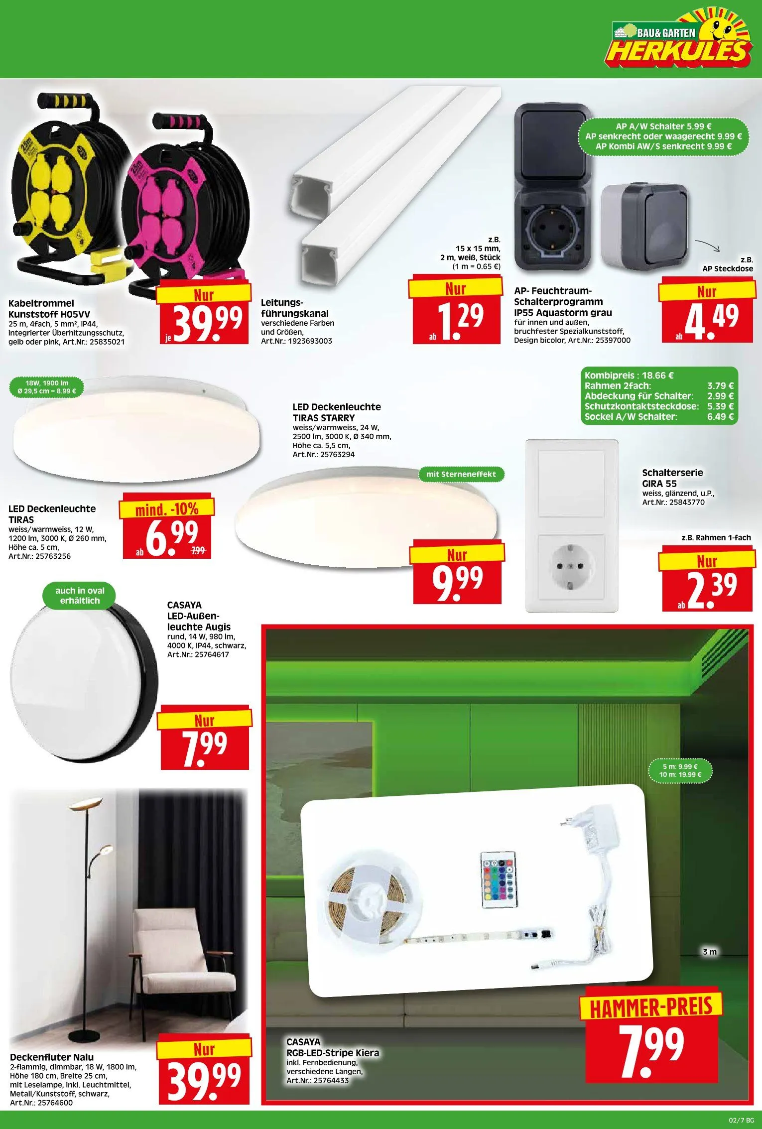 Herkules Baumarkt Angebote von 5. Januar bis 10. Januar 2026 - Prospekt seite 7