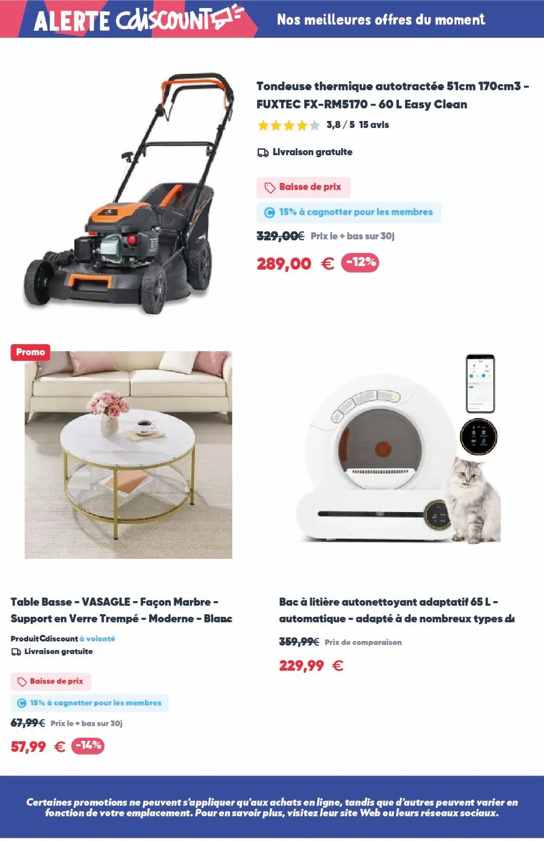 Cdiscount Offres et réductions du 24 avril au 8 mai 2025 - Catalogue page 6
