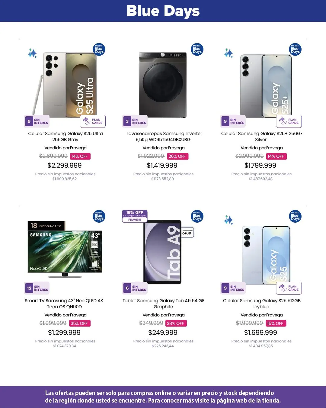 Ofertas de Frávega Blue Days 10 de abril al 13 de abril 2025 - Página 6 del catálogo