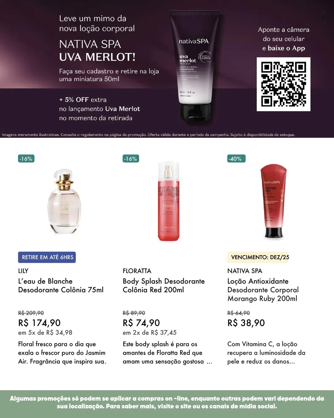 Encarte de O Boticário Ofertas semanais! 11 de abril até 30 de abril 2025 - Pagina 6