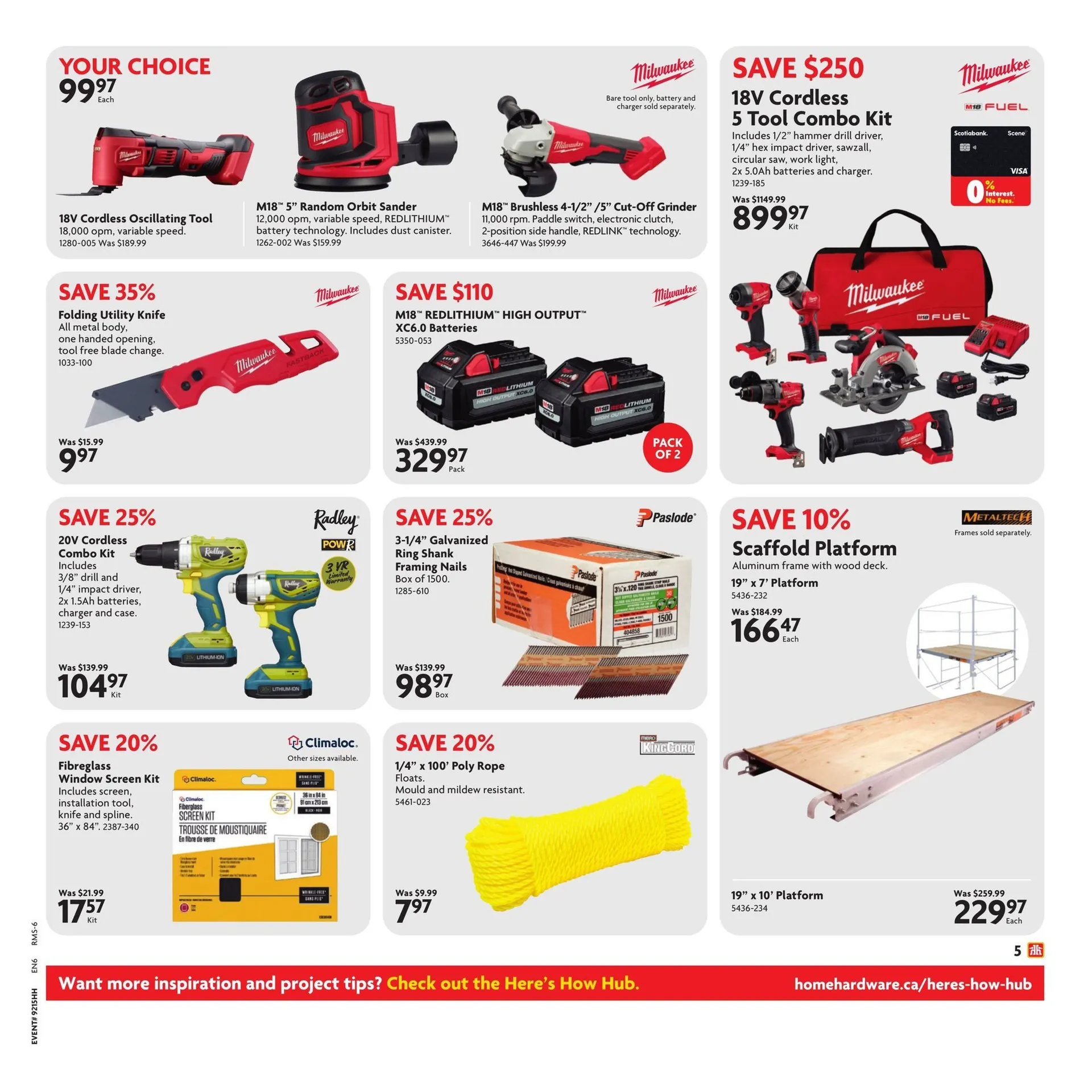 Home Hardware Sales from April 10 to April 23 2025 - flyer page 7