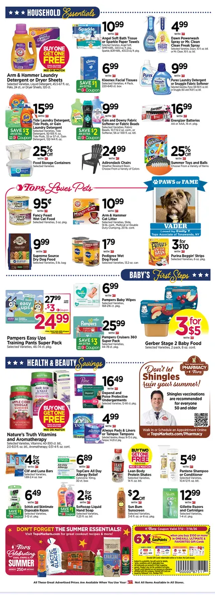 Weekly ad Tops Friendly Markets Sales from July 12 to July 18 2026 - Page 7