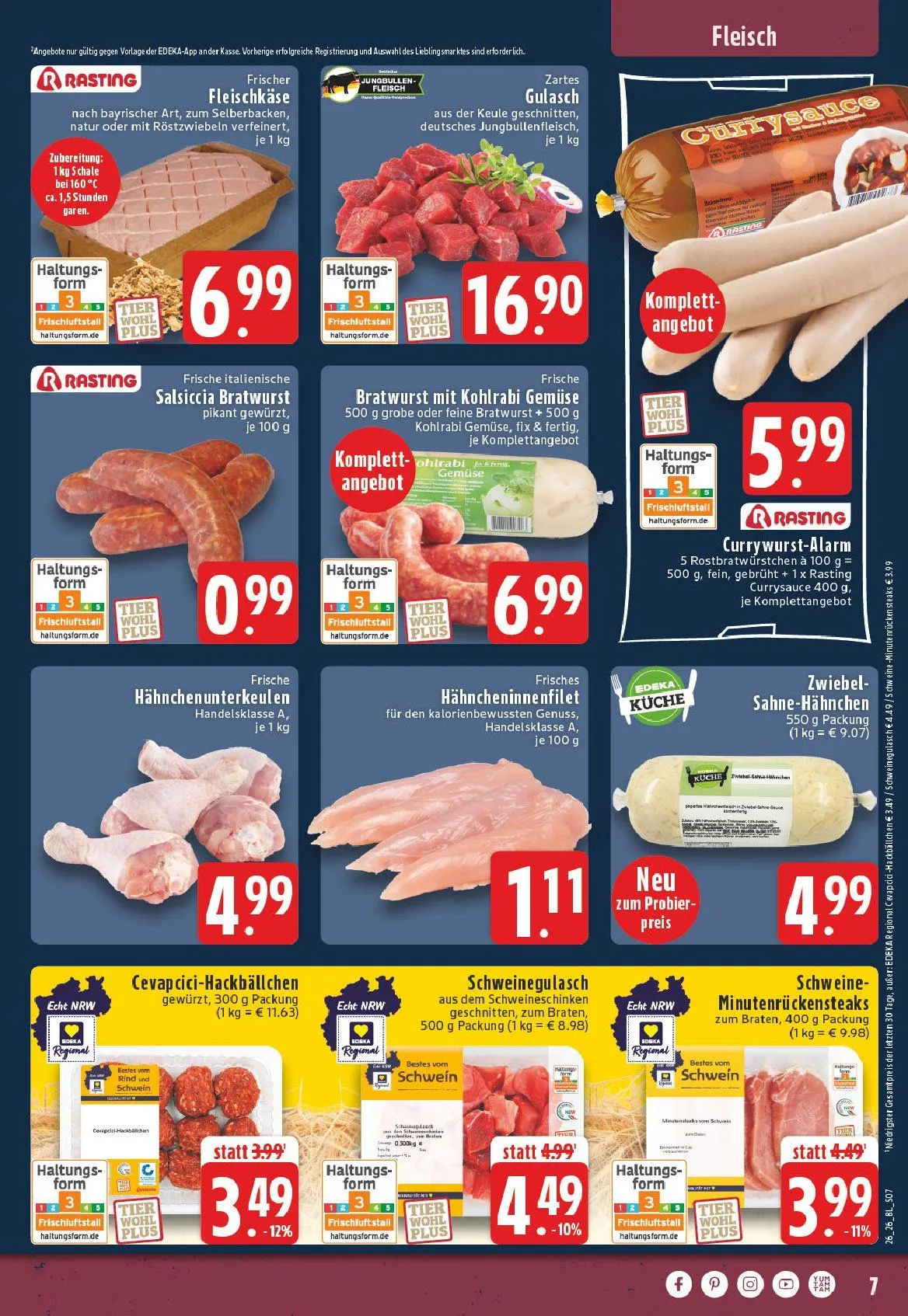 Edeka Angebote von 22. Juni bis 27. Juni 2026 - Prospekt seite 7
