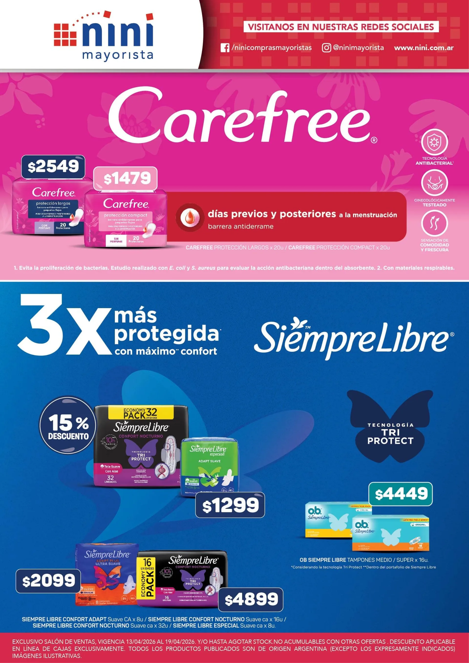 Ofertas de Nini Mayorista Ofertas 13 de abril al 19 de abril 2026 - Página 7 del catálogo