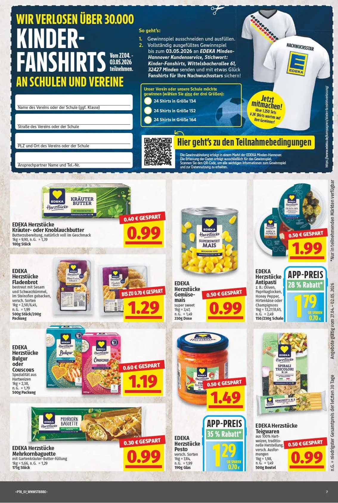  Nah & Gut Prospekte von 27. April bis 2. Mai 2026 - Prospekt seite 7