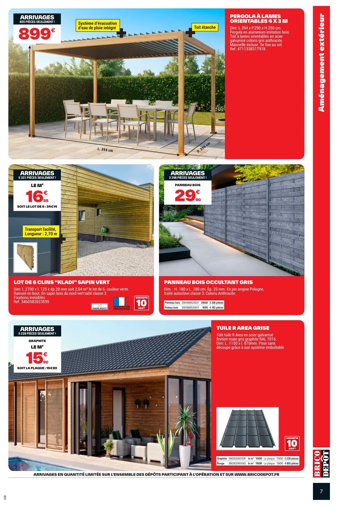 Catalogues Brico Dépôt du 22 mai au 7 juin 2026 - Catalogue page 7