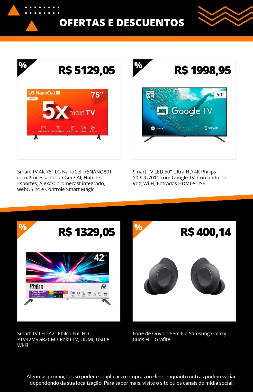 Encarte de Promoções Black Friday 31 de outubro até 30 de novembro 2024 - Pagina 6