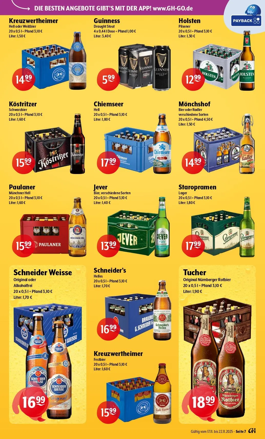 Getränke Hoffmann Angebote von 17. November bis 29. November 2025 - Prospekt seite 7