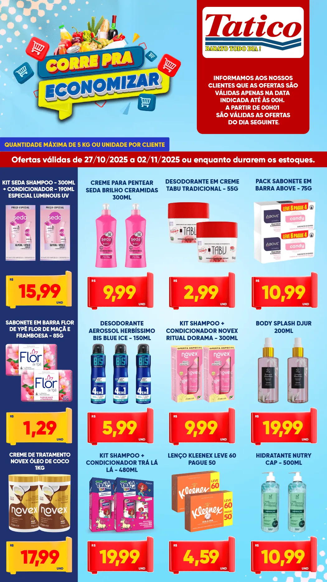 Encarte de  Folhetos Tatico 27 de outubro até 2 de novembro 2025 - Pagina 7