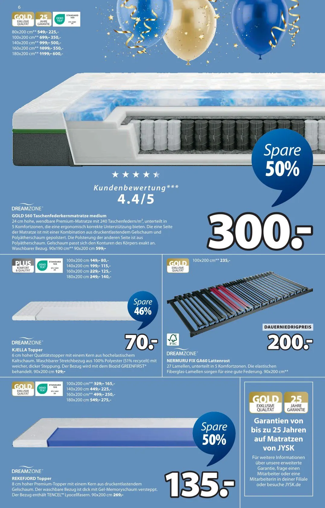 JYSK Prospekte von 19. September bis 18. Oktober 2025 - Prospekt seite 6
