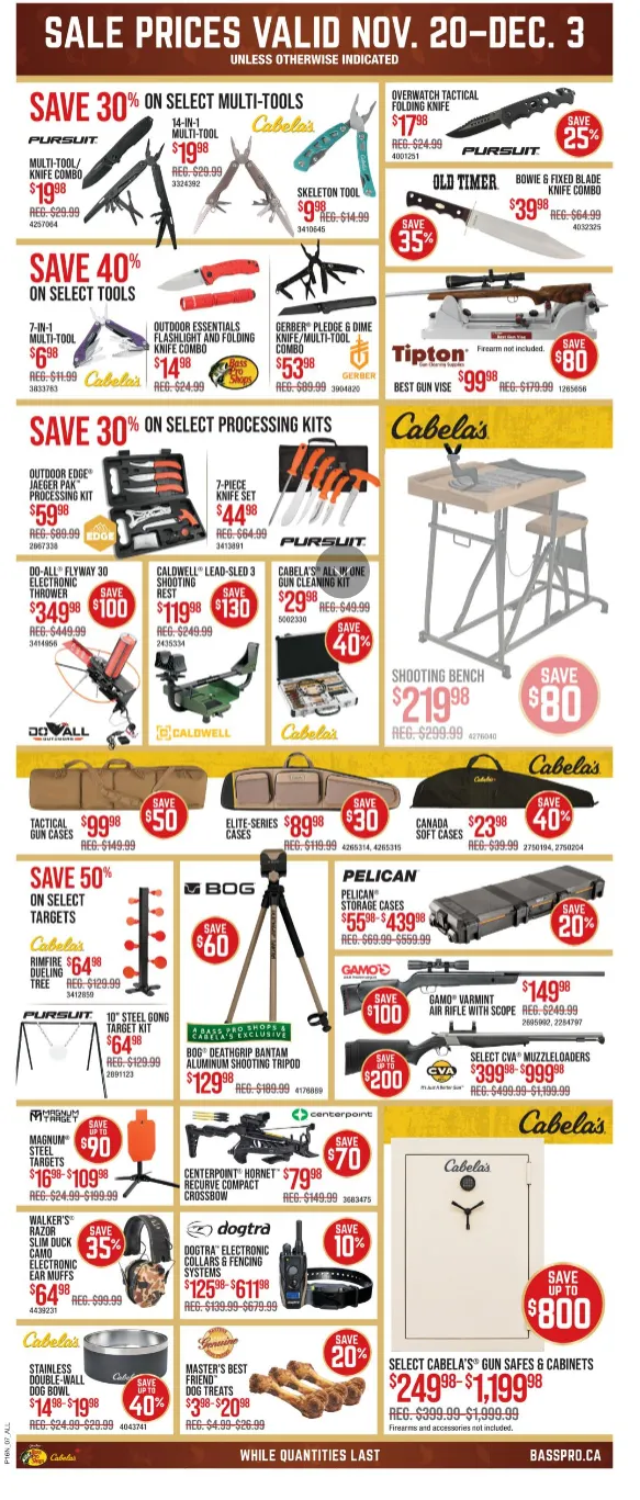 Cabelas Sales from November 20 to December 3 2025 - flyer page 7