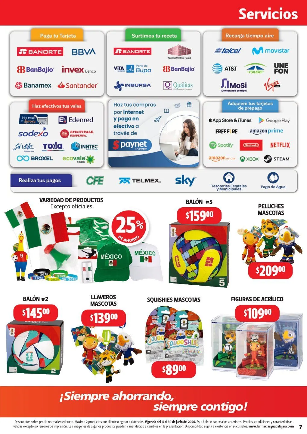 Catálogo de  Farmacia Guadalajara Ofertas 15 de junio al 30 de junio 2026 - Pagina 7