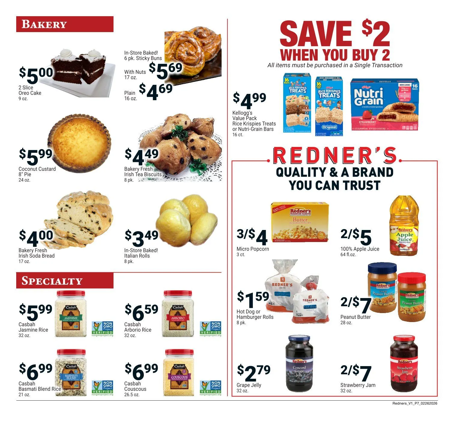 Weekly ad Redner's Market Sales from February 26 to March 4 2026 - Page 7