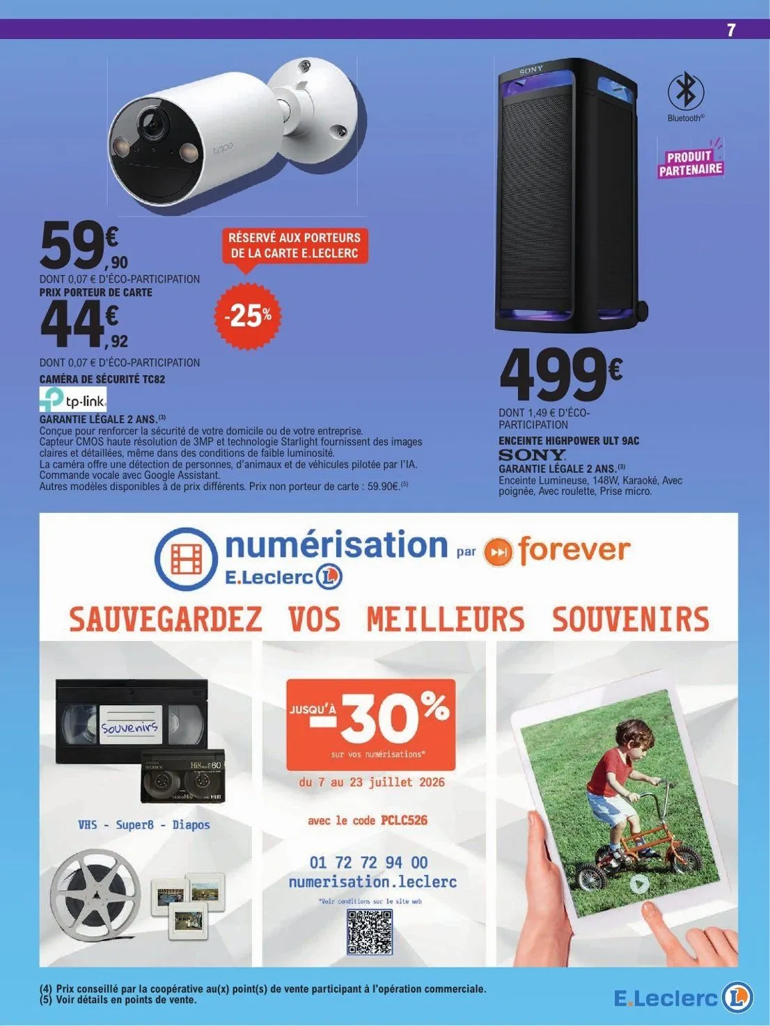 E.Leclerc Catalogue du 17 juillet au 18 juillet 2026 - Catalogue page 7