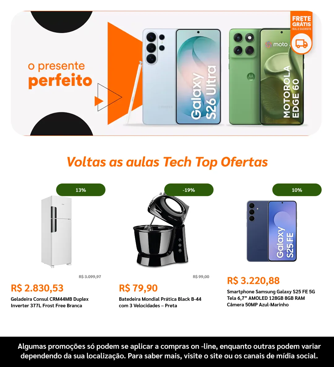 Encarte de  Ponto Frio Ofertas 6 de maio até 25 de maio 2026 - Pagina 7