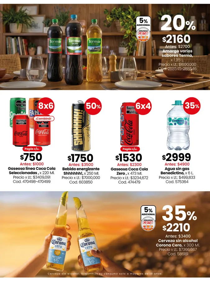 Ofertas de COTO Ofertas 18 de mayo al 24 de mayo 2026 - Página 7 del catálogo