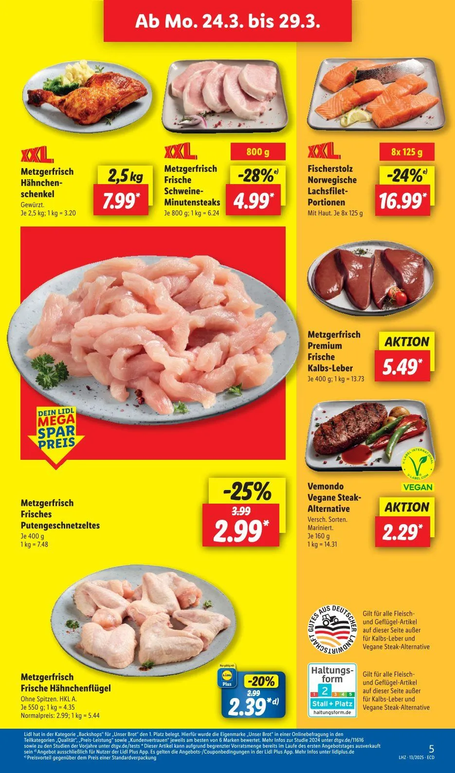 Lidl Prospekt von 24. März bis 29. März 2025 - Prospekt seite 7