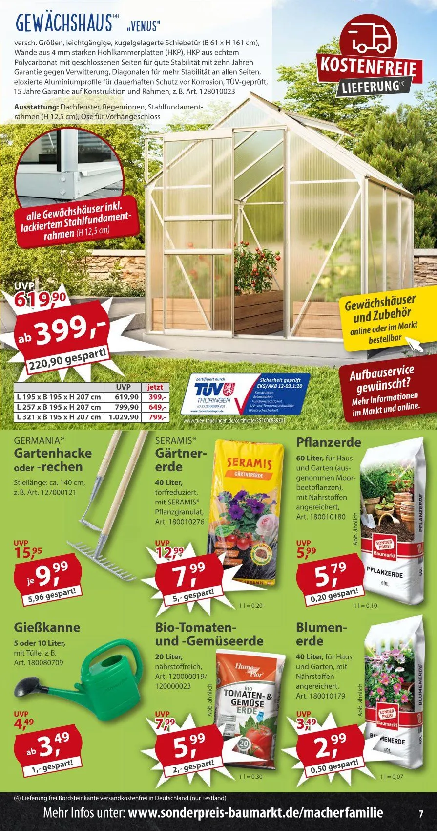 Sonderpreis-Baumarkt Deals von 31. März bis 4. April 2025 - Prospekt seite 7