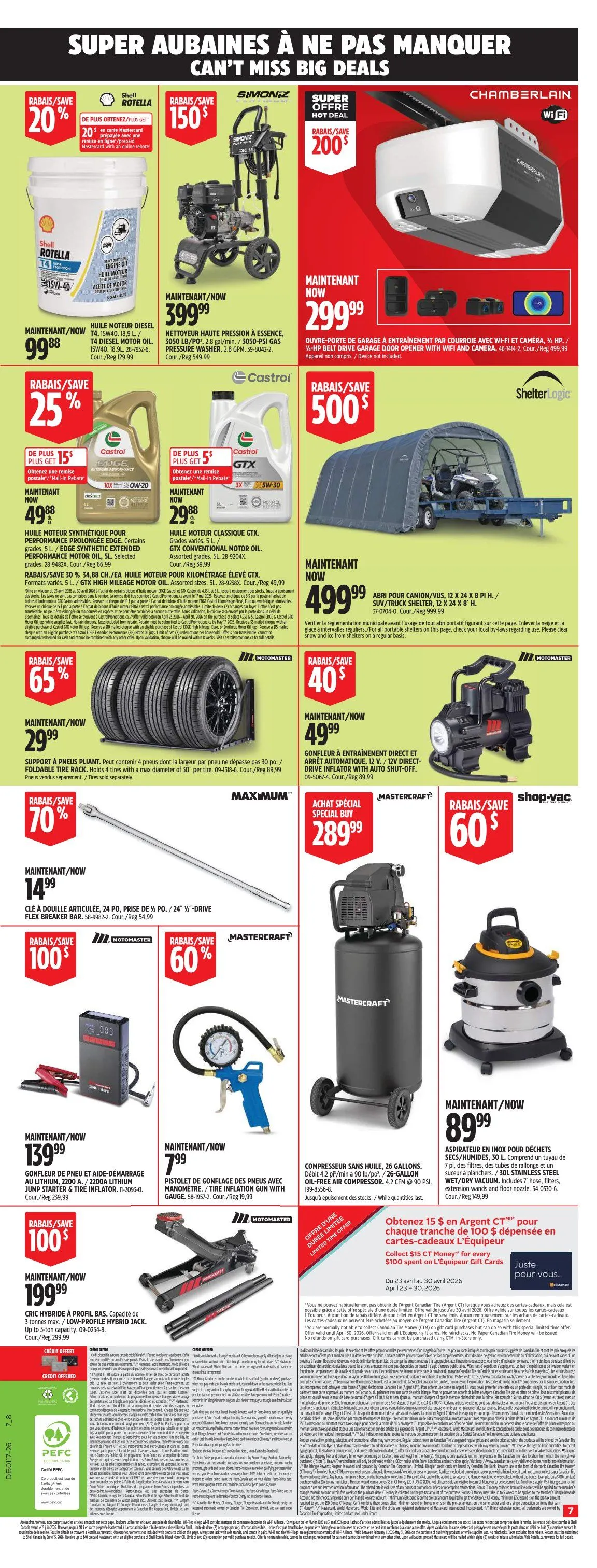 Canadian Tire Sales from April 23 to April 30 2026 - flyer page 7
