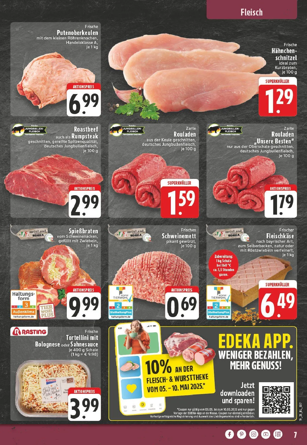 Edeka Prospekt von 5. Mai bis 10. Mai 2025 - Prospekt seite 7