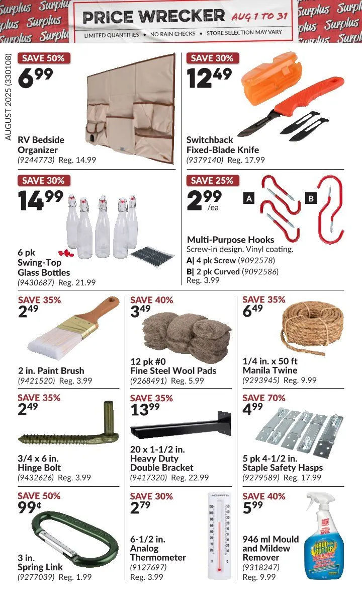 Flyer from August 1 to August 31 2025 - flyer page 7