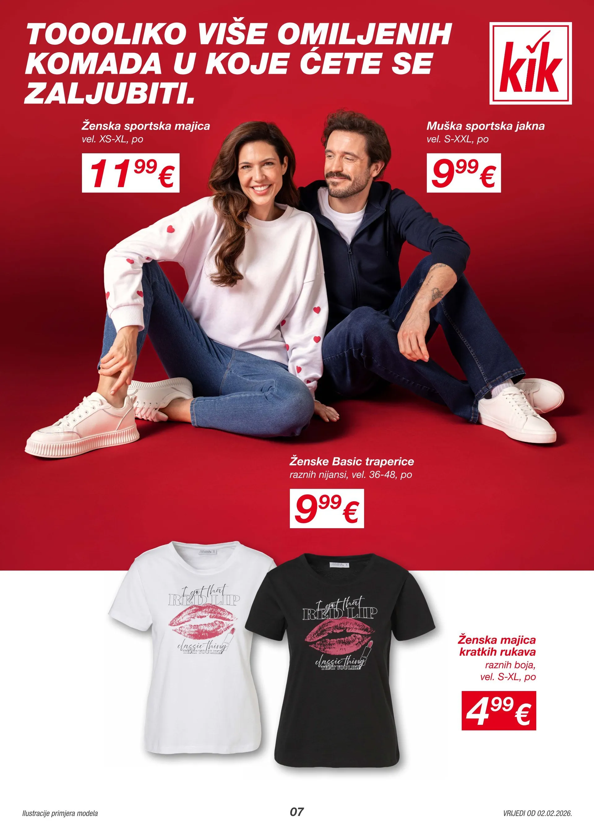 Katalog Najnovije ponude trgovine Kik od 30. siječnja do 28. veljače 2026. - Pregled Stranica 7