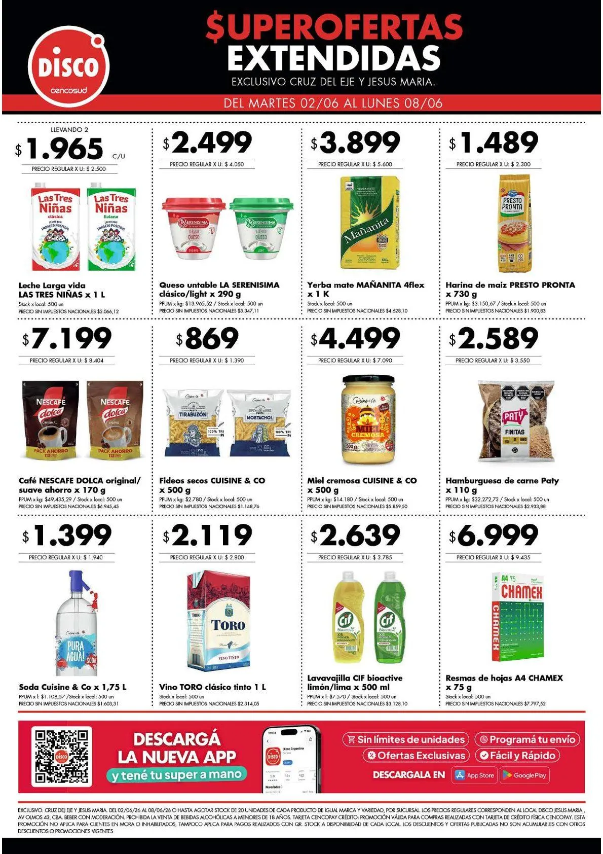 Ofertas de  Ofertas Disco 2 de junio al 8 de junio 2026 - Página 7 del catálogo