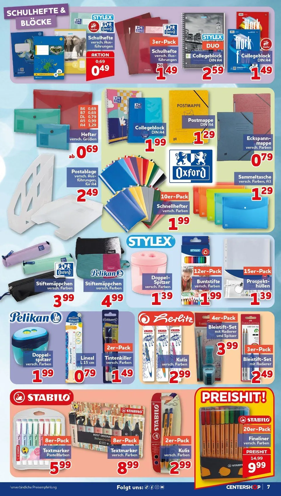 CENTERSHOP Prospekte von 13. Juli bis 18. Juli 2026 - Prospekt seite 7