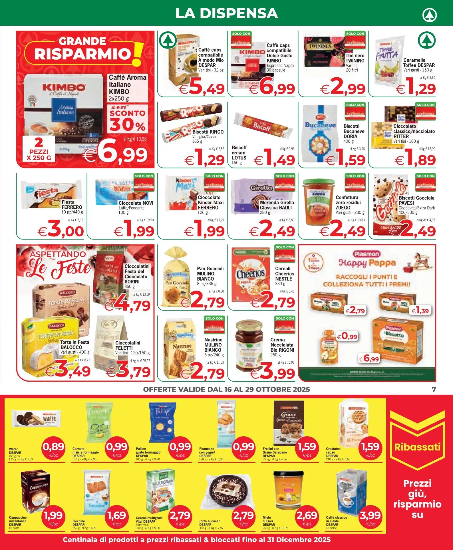 Volantini DeSpar Express da 16 ottobre a 29 ottobre di 2025 - Pagina del volantino 7