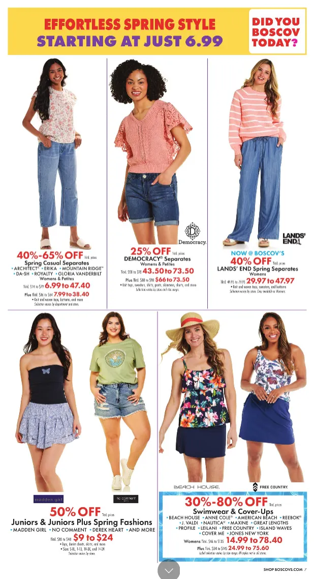 Weekly ad Boscov's Sales from March 26 to April 1 2026 - Page 7