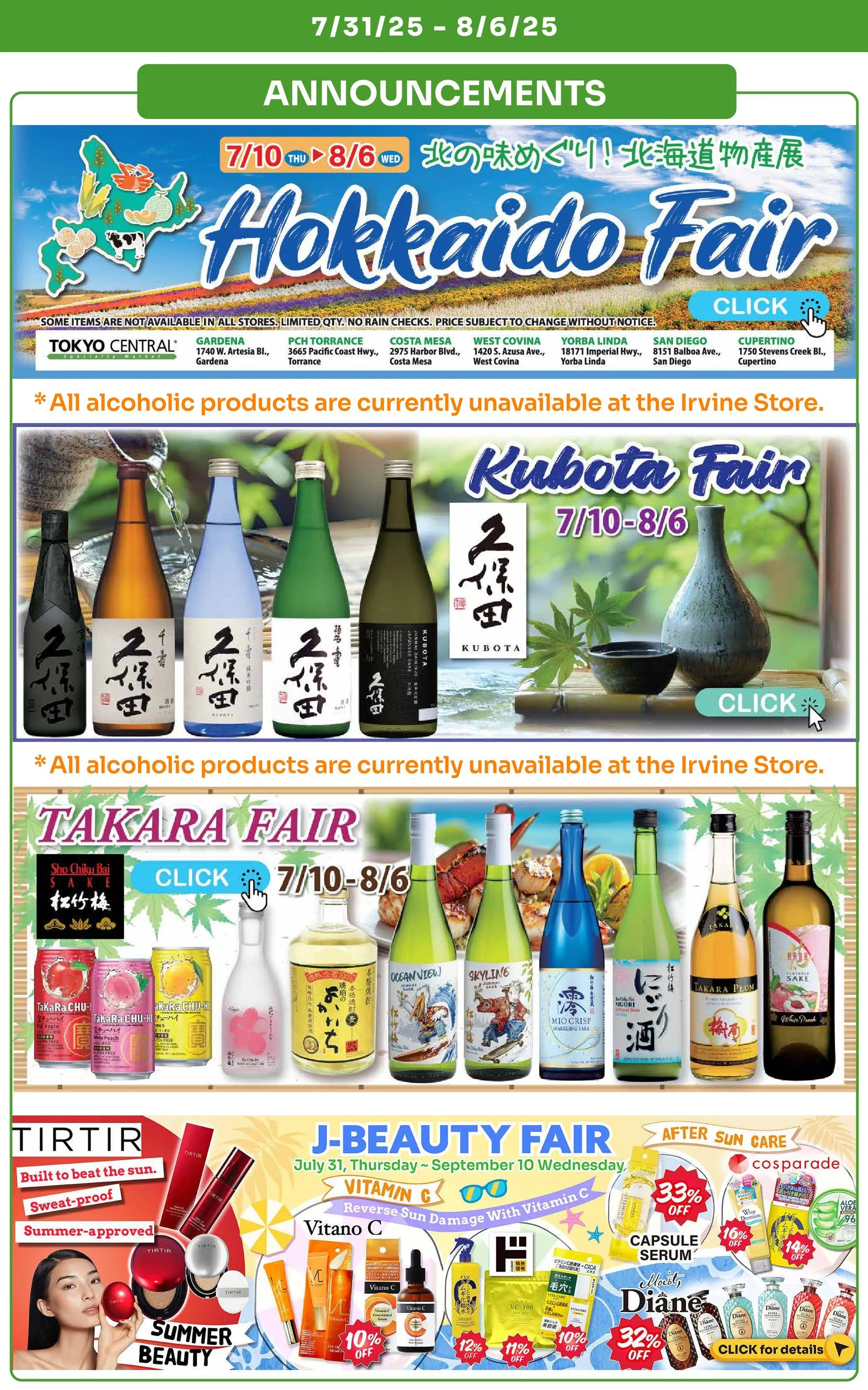 Weekly ad Tokyo Central Specialty Market Sales from July 31 to August 6 2025 - Page 7