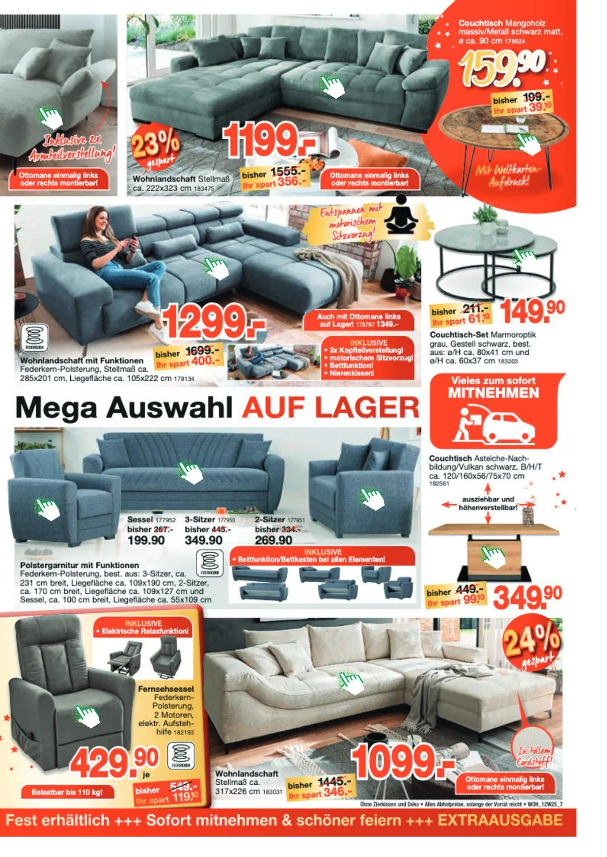 Wohnorama Sales von 5. Dezember bis 23. Dezember 2025 - Prospekt seite 7