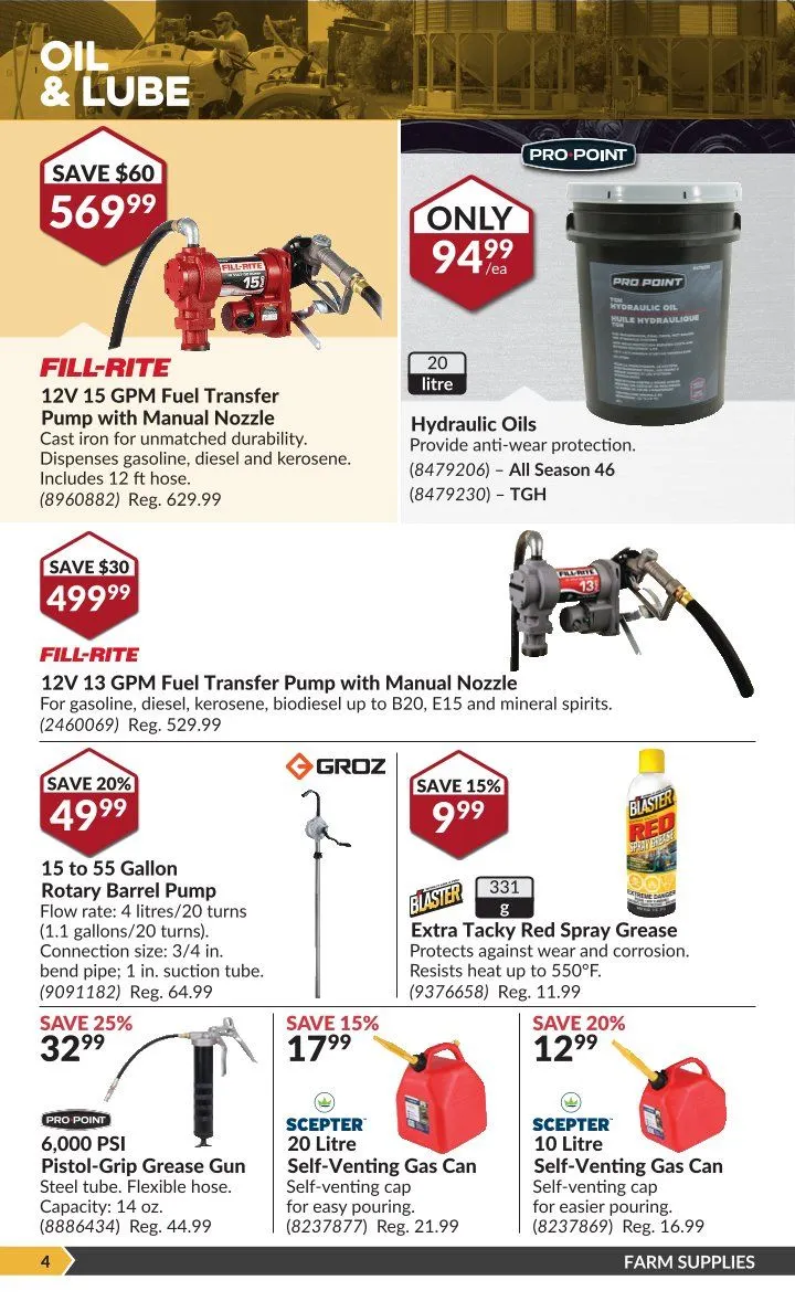 Princess Auto Sales from March 25 to April 6 2025 - flyer page 7