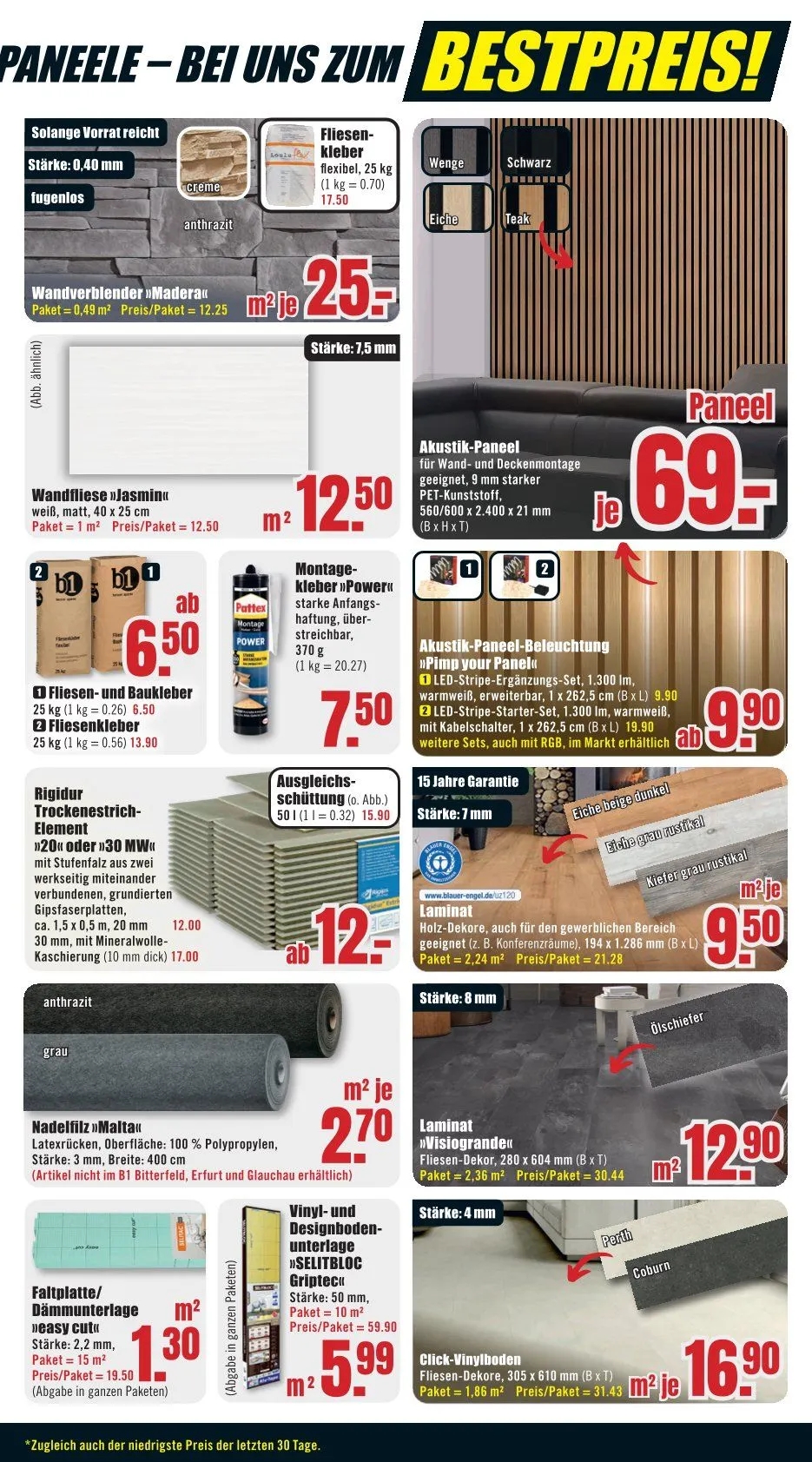 B1 Discount Baumarkt Prospekte von 1. November bis 7. Oktober 2025 - Prospekt seite 7