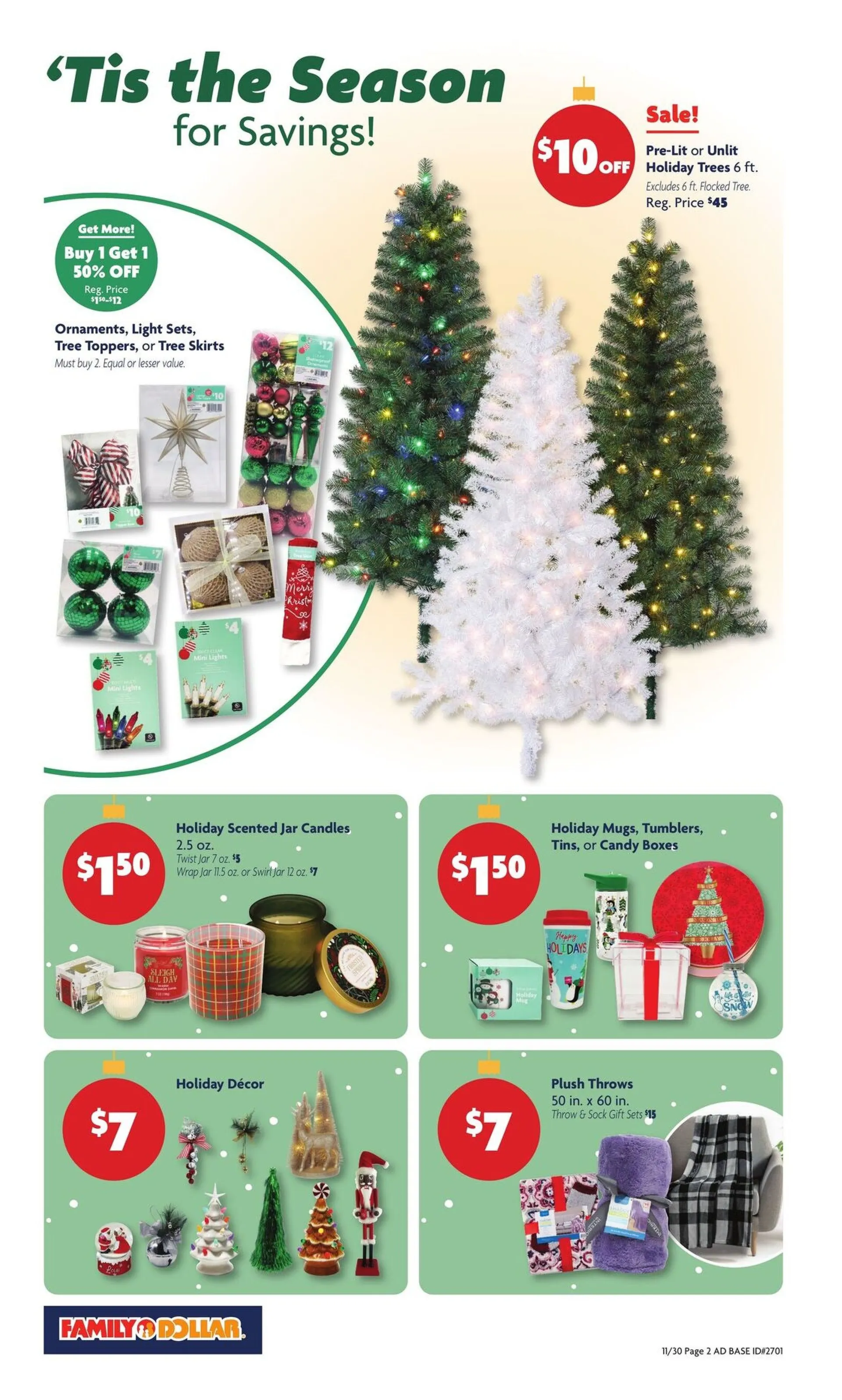 Weekly promotion Family Dollar Sales spanning from November 30 to December 6 2025 - Page 7 for Catalogue 365
