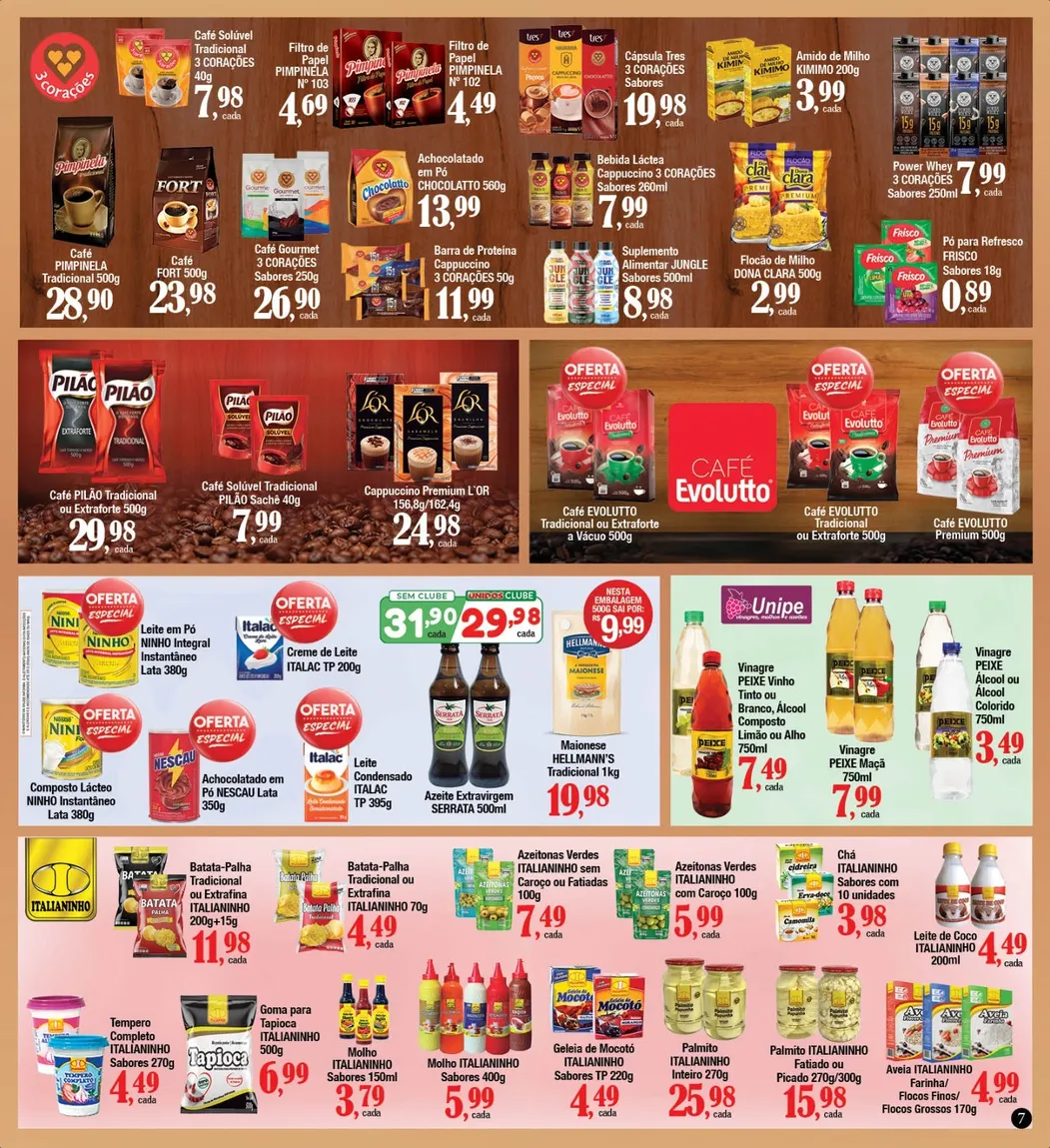 Encarte de Folhetos Unidos Supermercados 17 de julho até 31 de julho 2026 - Pagina 7
