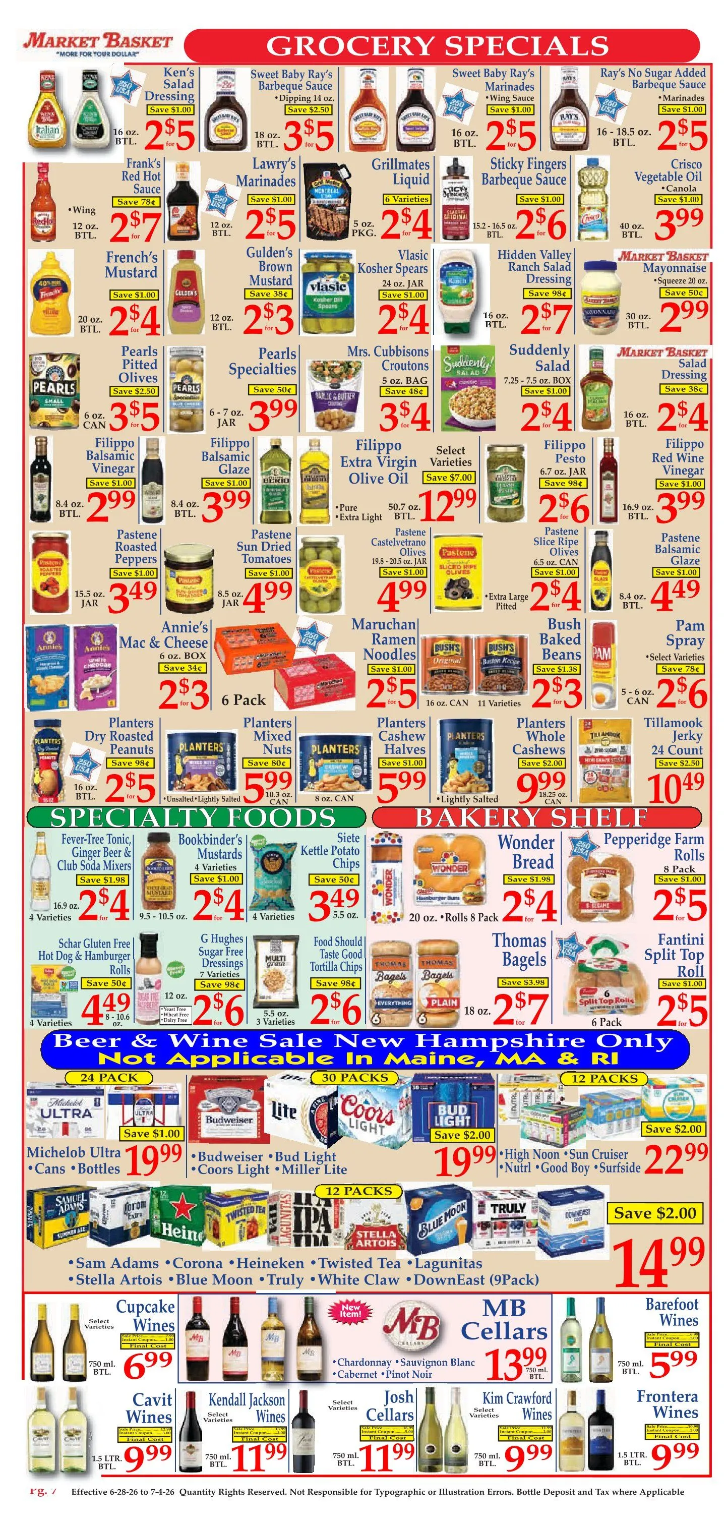 Weekly ad Market Basket Sales from June 28 to July 4 2026 - Page 7