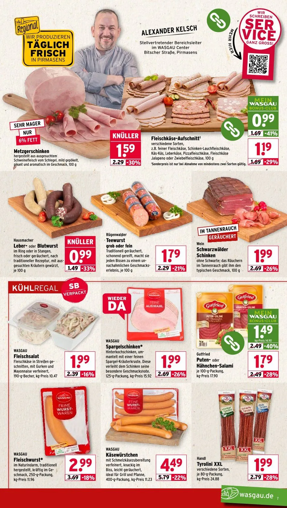 Angebote Wasgau von 4. Mai bis 9. Mai 2026 - Prospekt seite 7