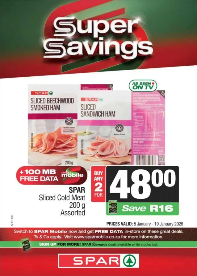 SPAR Sales from 5 January to 19 January 2026 - Catalogue Page 6