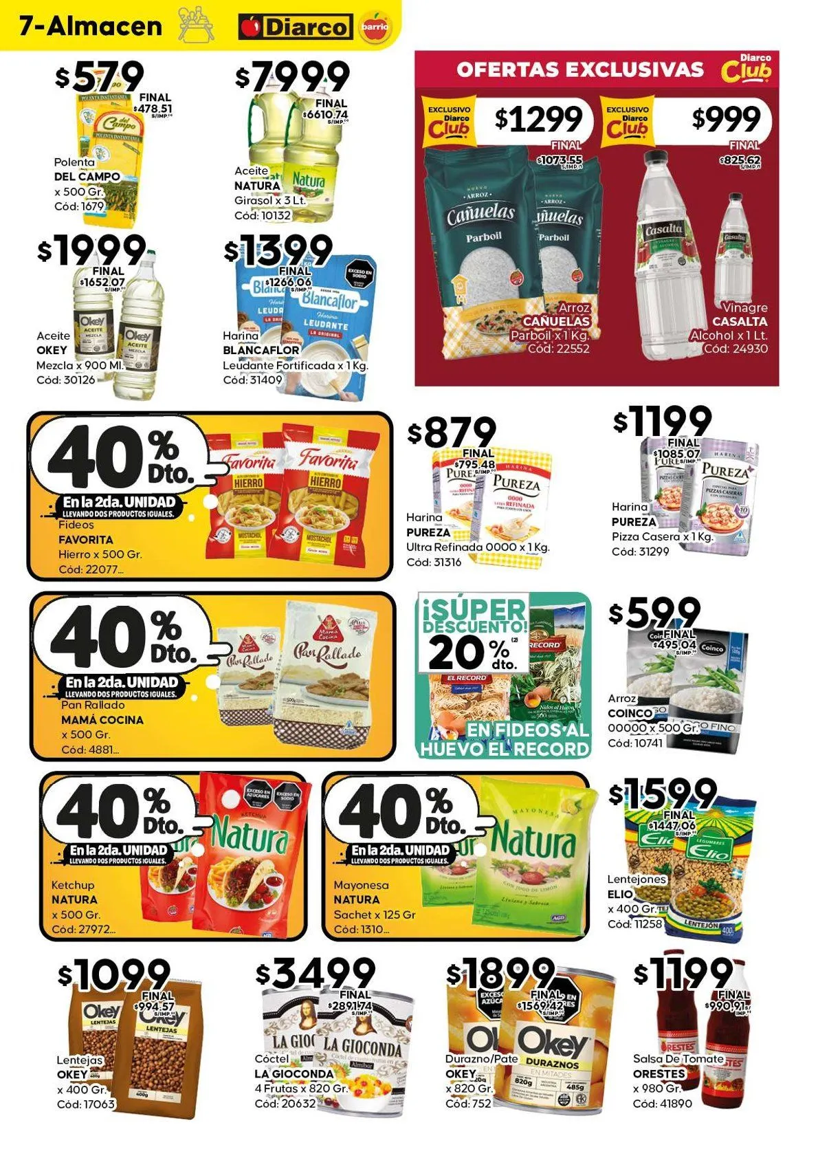 Ofertas de Ofertas Diarco 18 de agosto al 23 de agosto 2025 - Página 7 del catálogo