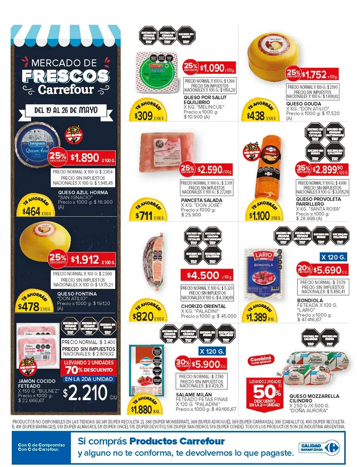 Ofertas de Ofertas Carrefour Market 19 de mayo al 26 de mayo 2026 - Página 7 del catálogo