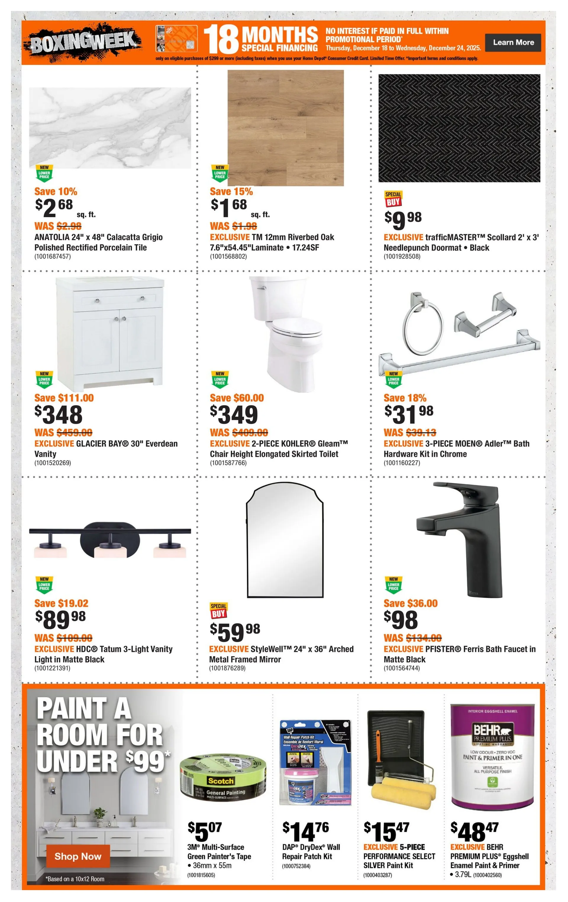 The Home Depot Sales from December 18 to December 31 2025 - flyer page 7