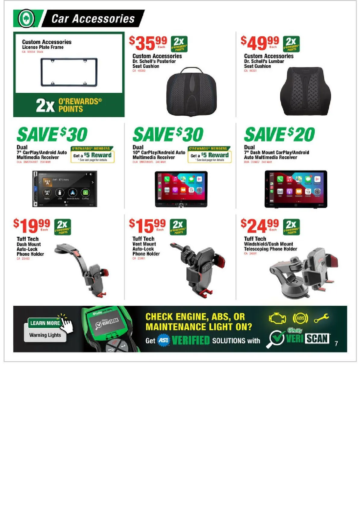 Weekly ad O'Reilly Auto Parts weekly ads from March 25 to April 28 2026 - Page 7