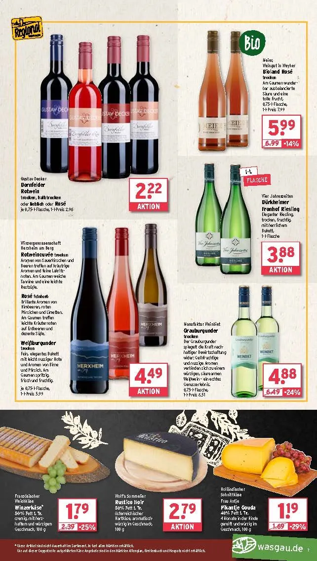 Wasgau Angebote von 10. Juni bis 14. Juni 2025 - Prospekt seite 7