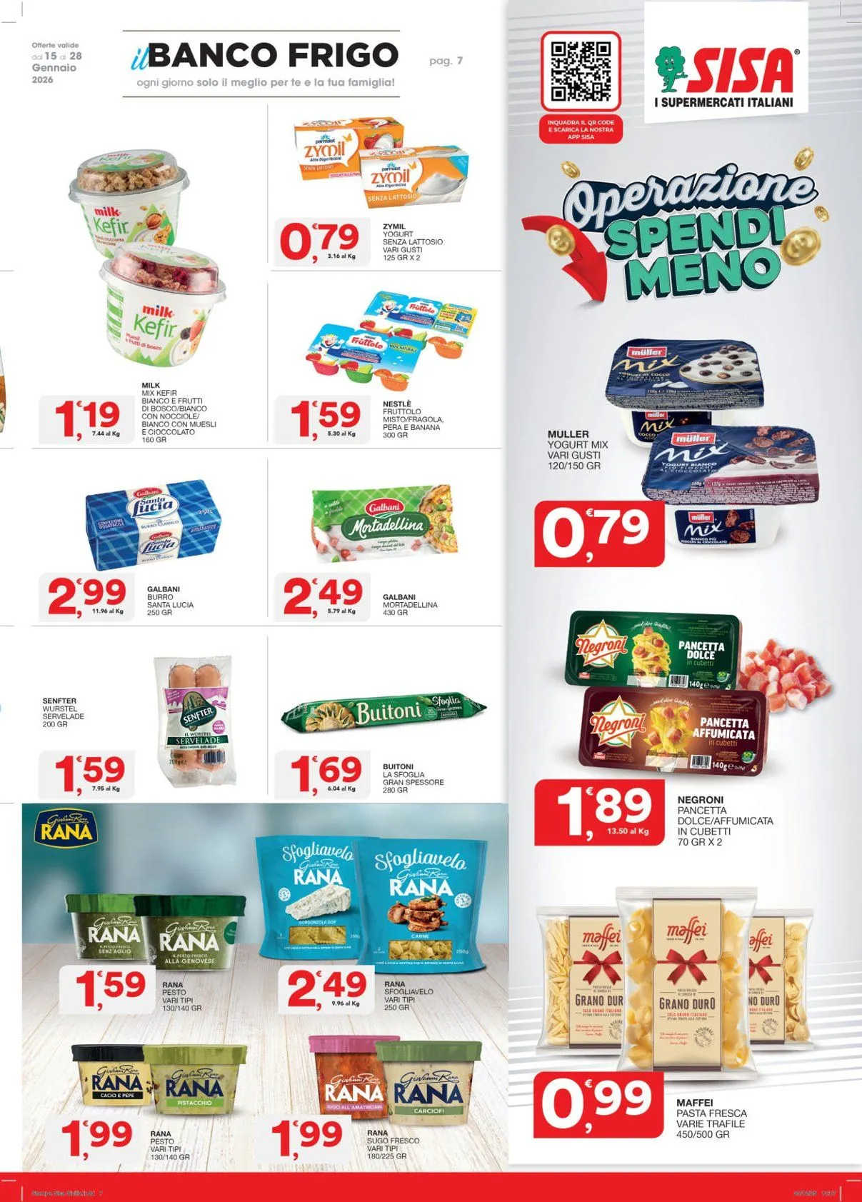 Volantini Sisa da 15 gennaio a 26 gennaio di 2026 - Pagina del volantino 7